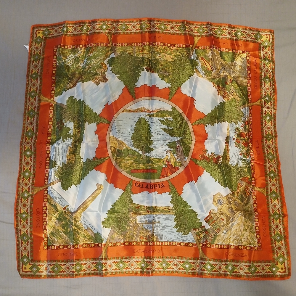 Vintage Italian Calabria Scarf